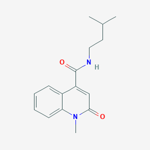 N-isopentyl-1-methyl-2-oxo-1,2-dihydro-4-quinolinecarboxamide