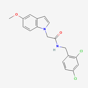 N-(2,4-dichlorobenzyl)-2-(5-methoxy-1H-indol-1-yl)acetamide