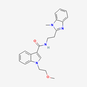 1-(2-methoxyethyl)-N-[2-(1-methyl-1H-1,3-benzimidazol-2-yl)ethyl]-1H-indole-3-carboxamide