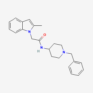 N-(1-benzyl-4-piperidinyl)-2-(2-methyl-1H-indol-1-yl)acetamide