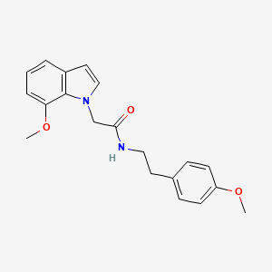 2-(7-methoxy-1H-indol-1-yl)-N-[2-(4-methoxyphenyl)ethyl]acetamide