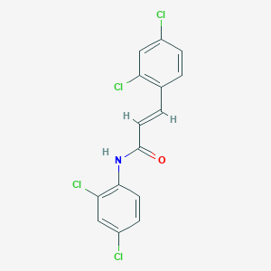 (2E)-N,3-bis(2,4-dichlorophenyl)prop-2-enamide