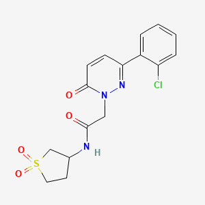 2-[3-(2-chlorophenyl)-6-oxopyridazin-1(6H)-yl]-N-(1,1-dioxidotetrahydrothiophen-3-yl)acetamide