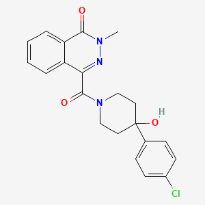 4-{[4-(4-chlorophenyl)-4-hydroxypiperidino]carbonyl}-2-methyl-1(2H)-phthalazinone