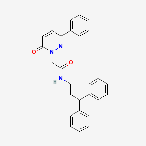 N-(3,3-diphenylpropyl)-2-(6-oxo-3-phenylpyridazin-1(6H)-yl)acetamide