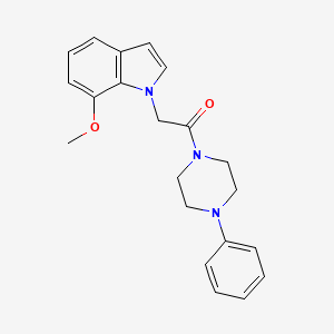 2-(7-methoxy-1H-indol-1-yl)-1-(4-phenylpiperazin-1-yl)ethanone