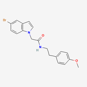 2-(5-bromo-1H-indol-1-yl)-N-[2-(4-methoxyphenyl)ethyl]acetamide