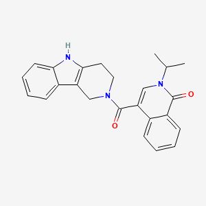 2-isopropyl-4-(1,3,4,5-tetrahydro-2H-pyrido[4,3-b]indol-2-ylcarbonyl)-1(2H)-isoquinolinone