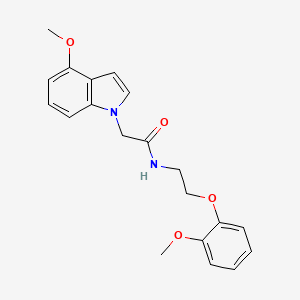 2-(4-methoxy-1H-indol-1-yl)-N-[2-(2-methoxyphenoxy)ethyl]acetamide