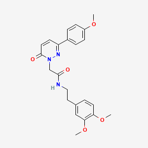 N-[2-(3,4-dimethoxyphenyl)ethyl]-2-[3-(4-methoxyphenyl)-6-oxo-1(6H)-pyridazinyl]acetamide