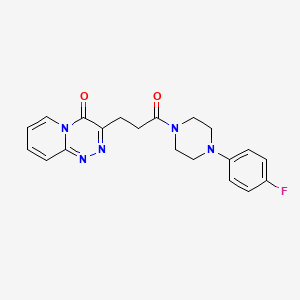 3-{3-[4-(4-fluorophenyl)piperazino]-3-oxopropyl}-4H-pyrido[2,1-c][1,2,4]triazin-4-one