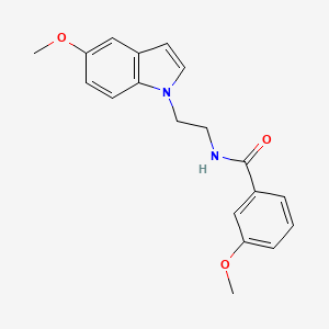 3-methoxy-N-[2-(5-methoxy-1H-indol-1-yl)ethyl]benzamide