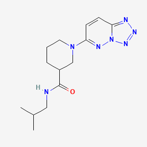 N-isobutyl-1-[1,2,3,4]tetraazolo[1,5-b]pyridazin-6-yl-3-piperidinecarboxamide