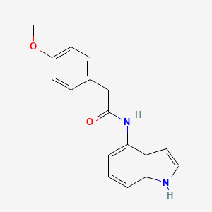 N-(1H-indol-4-yl)-2-(4-methoxyphenyl)acetamide