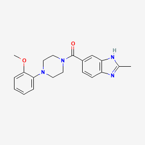 [4-(2-methoxyphenyl)piperazin-1-yl](2-methyl-1H-benzimidazol-6-yl)methanone