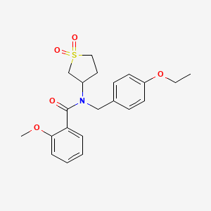 N-(1,1-dioxidotetrahydrothiophen-3-yl)-N-(4-ethoxybenzyl)-2-methoxybenzamide