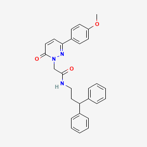 N-(3,3-diphenylpropyl)-2-(3-(4-methoxyphenyl)-6-oxopyridazin-1(6H)-yl)acetamide