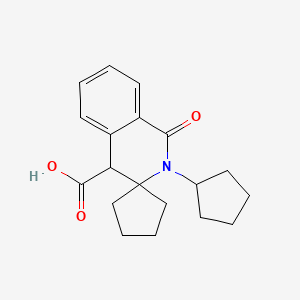 2'-cyclopentyl-1'-oxo-1',4'-dihydro-2'H-spiro[cyclopentane-1,3'-isoquinoline]-4'-carboxylic acid