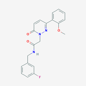 N~1~-(3-fluorobenzyl)-2-[3-(2-methoxyphenyl)-6-oxo-1(6H)-pyridazinyl]acetamide