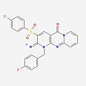 molecular formula C24H16ClFN4O3S B11142096 C24H16ClFN4O3S 