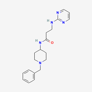 N-(1-benzyl-4-piperidyl)-3-(2-pyrimidinylamino)propanamide