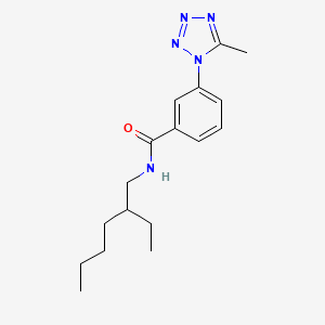 N~1~-(2-ethylhexyl)-3-(5-methyl-1H-1,2,3,4-tetraazol-1-yl)benzamide