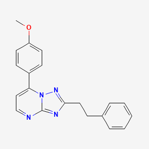 7-(4-Methoxyphenyl)-2-phenethyl[1,2,4]triazolo[1,5-a]pyrimidine