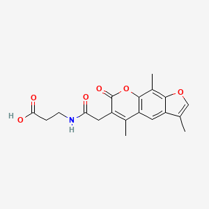 N-[(3,5,9-trimethyl-7-oxo-7H-furo[3,2-g]chromen-6-yl)acetyl]-beta-alanine