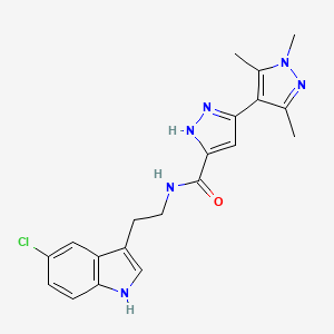 N-[2-(5-chloro-1H-indol-3-yl)ethyl]-1',3',5'-trimethyl-1'H,2H-3,4'-bipyrazole-5-carboxamide