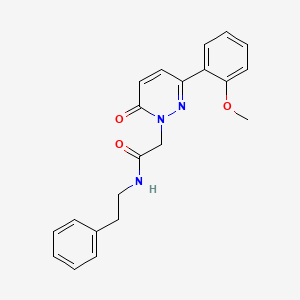 2-[3-(2-methoxyphenyl)-6-oxo-1(6H)-pyridazinyl]-N-phenethylacetamide