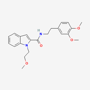 N-(3,4-dimethoxyphenethyl)-1-(2-methoxyethyl)-1H-indole-2-carboxamide