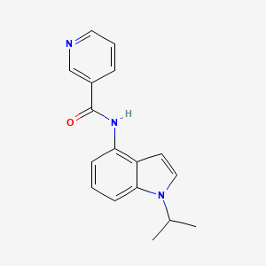 N-(1-isopropyl-1H-indol-4-yl)nicotinamide