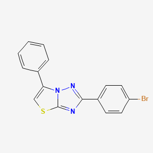 2-(4-Bromophenyl)-6-phenyl[1,3]thiazolo[3,2-b][1,2,4]triazole