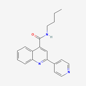 N-butyl-2-(pyridin-4-yl)quinoline-4-carboxamide