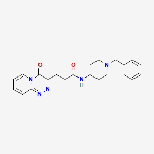 N-(1-benzyl-4-piperidyl)-3-(4-oxo-4H-pyrido[2,1-c][1,2,4]triazin-3-yl)propanamide