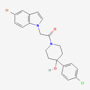 1-[(5-bromo-1H-indol-1-yl)acetyl]-4-(4-chlorophenyl)-4-piperidinol