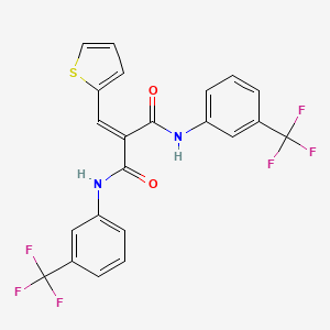 2-(thiophen-2-ylmethylidene)-N,N'-bis[3-(trifluoromethyl)phenyl]propanediamide