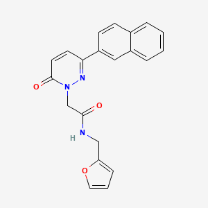 N~1~-(2-furylmethyl)-2-[3-(2-naphthyl)-6-oxo-1(6H)-pyridazinyl]acetamide