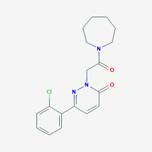 2-[2-(1-azepanyl)-2-oxoethyl]-6-(2-chlorophenyl)-3(2H)-pyridazinone