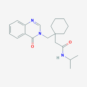 N-isopropyl-2-(1-{[4-oxo-3(4H)-quinazolinyl]methyl}cyclohexyl)acetamide