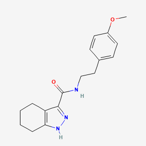 N-[2-(4-methoxyphenyl)ethyl]-4,5,6,7-tetrahydro-1H-indazole-3-carboxamide