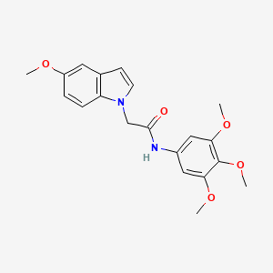 2-(5-methoxy-1H-indol-1-yl)-N-(3,4,5-trimethoxyphenyl)acetamide