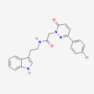 2-[3-(4-bromophenyl)-6-oxopyridazin-1(6H)-yl]-N-[2-(1H-indol-3-yl)ethyl]acetamide