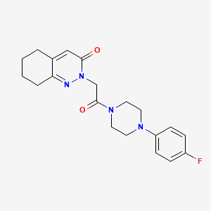 2-{2-[4-(4-fluorophenyl)piperazino]-2-oxoethyl}-5,6,7,8-tetrahydro-3(2H)-cinnolinone