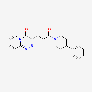 3-[3-oxo-3-(4-phenylpiperidino)propyl]-4H-pyrido[2,1-c][1,2,4]triazin-4-one