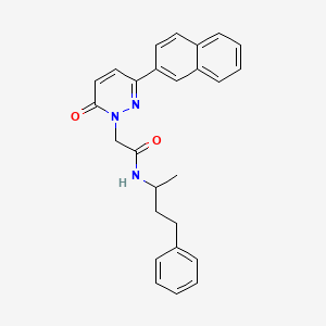 N~1~-(1-methyl-3-phenylpropyl)-2-[3-(2-naphthyl)-6-oxo-1(6H)-pyridazinyl]acetamide