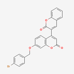 7'-[(4-bromobenzyl)oxy]-2H,2'H-3,4'-bichromene-2,2'-dione