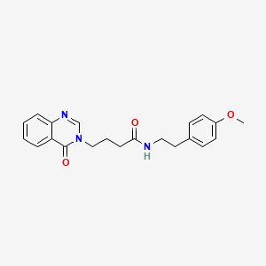 N-(4-methoxyphenethyl)-4-[4-oxo-3(4H)-quinazolinyl]butanamide