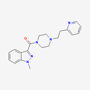 (1-methyl-1H-indazol-3-yl){4-[2-(2-pyridyl)ethyl]piperazino}methanone