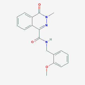 N-(2-methoxybenzyl)-3-methyl-4-oxo-3,4-dihydro-1-phthalazinecarboxamide